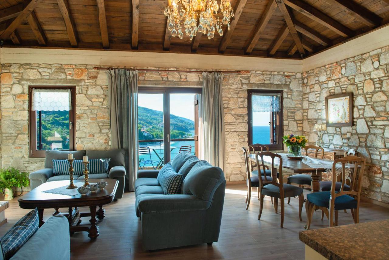 Pelion Bnb Luxury Homes Damouchari Exteriör bild