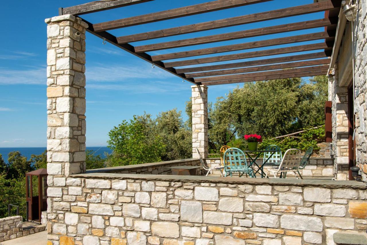 Pelion Bnb Luxury Homes Damouchari Exteriör bild
